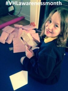 Eilidh is not eating chocolate for May, VHL Awareness Month 2016